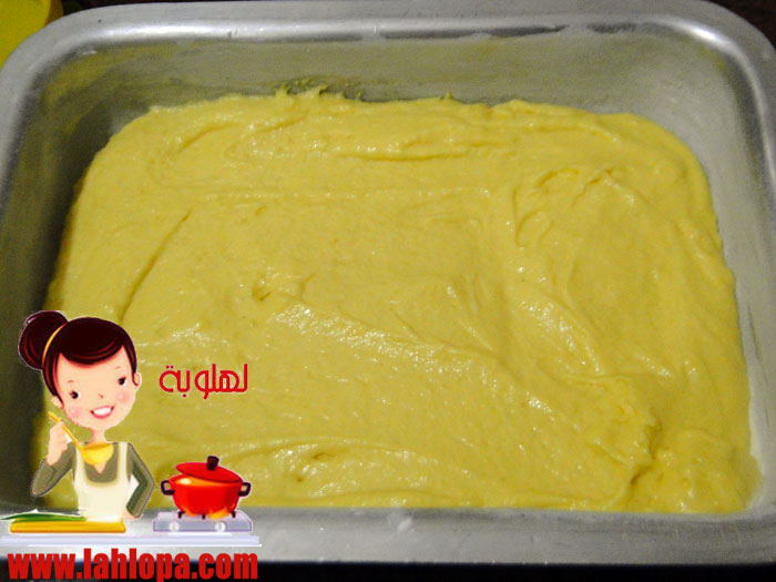 كيكة بالمربى ومارينج بجوزالهند