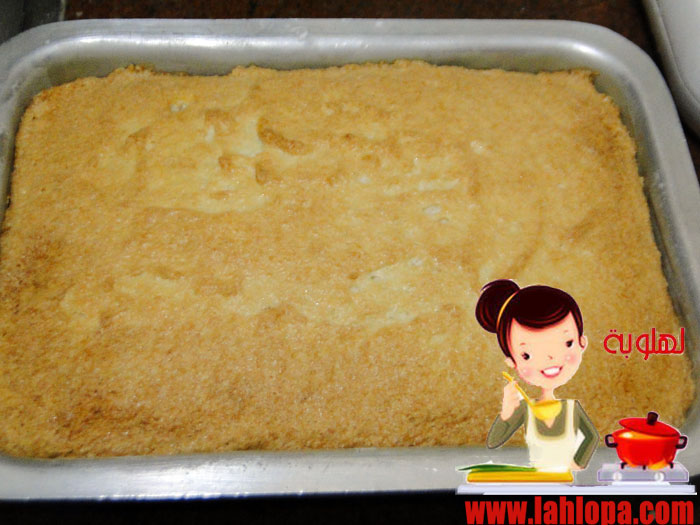 كيكة بالمربى ومارينج بجوزالهند